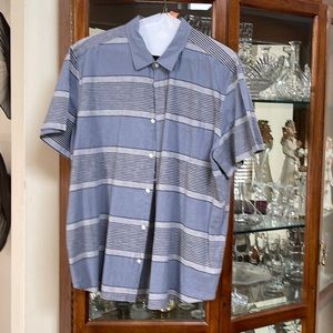 Men's button down made with linen